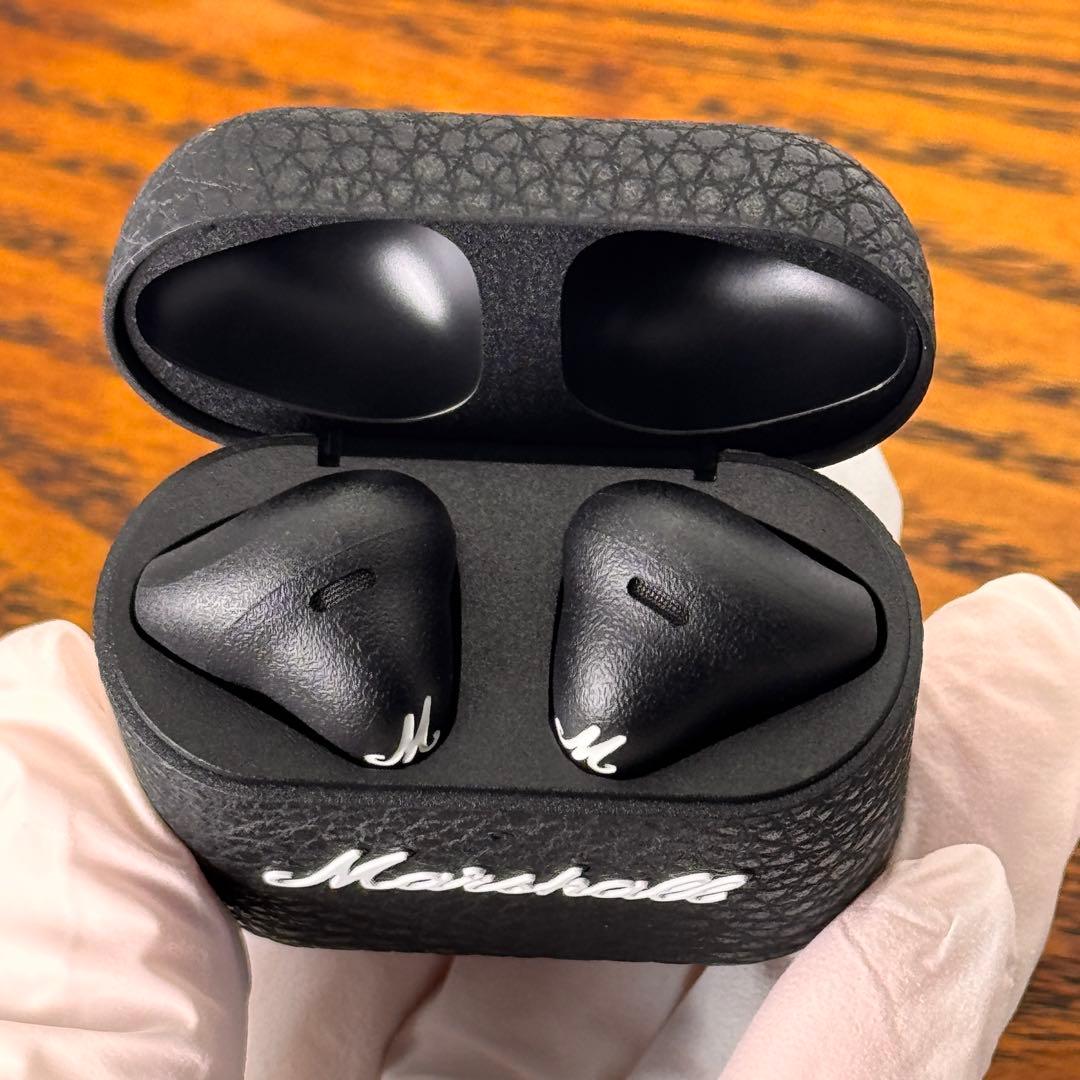 Marshall MINOR IV 完全ワイヤレスイヤホン ブラック【美品】