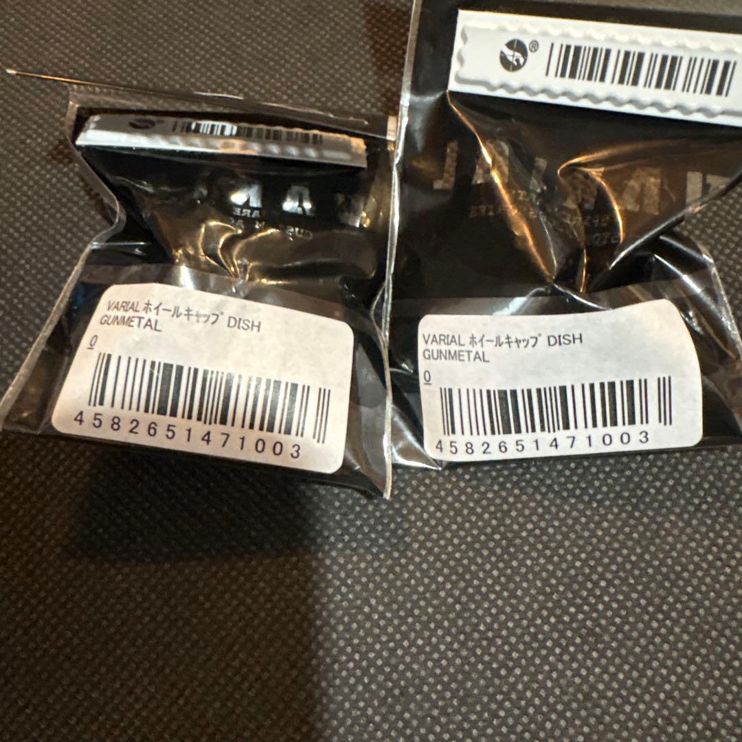 DRT バリアルハンドル　ノブ　ホイールキャップ　dish ガンメタル