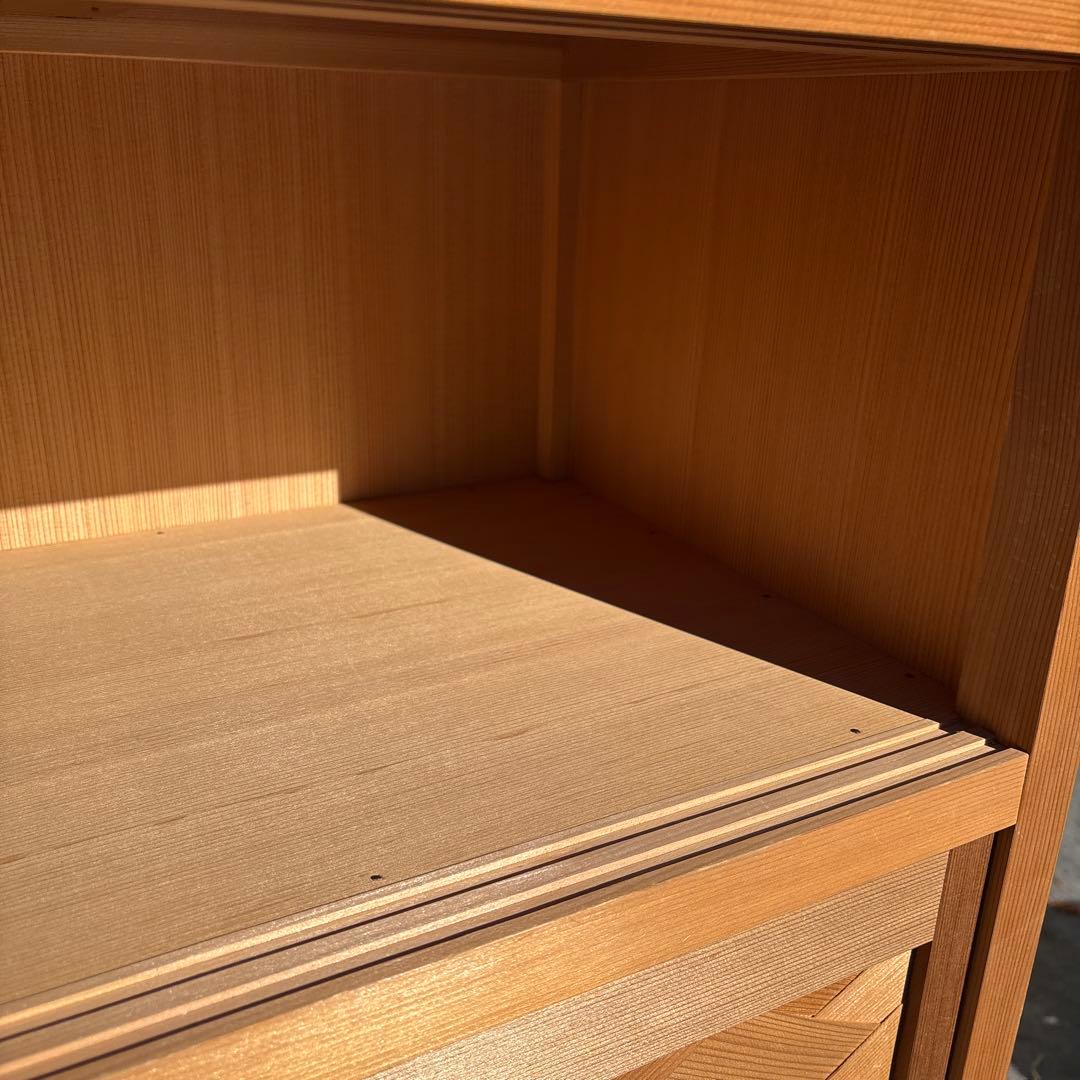 Dora　水屋箪笥　茶道具　網代扉