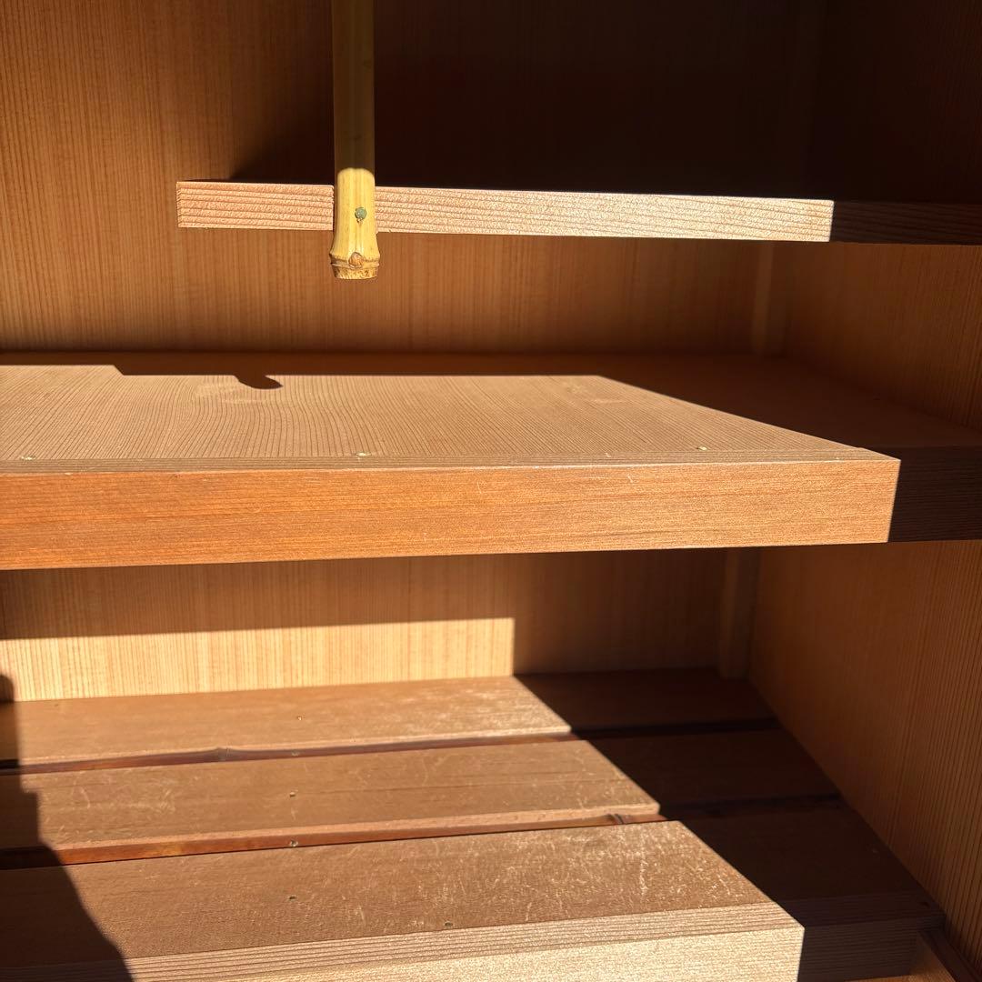 Dora　水屋箪笥　茶道具　網代扉