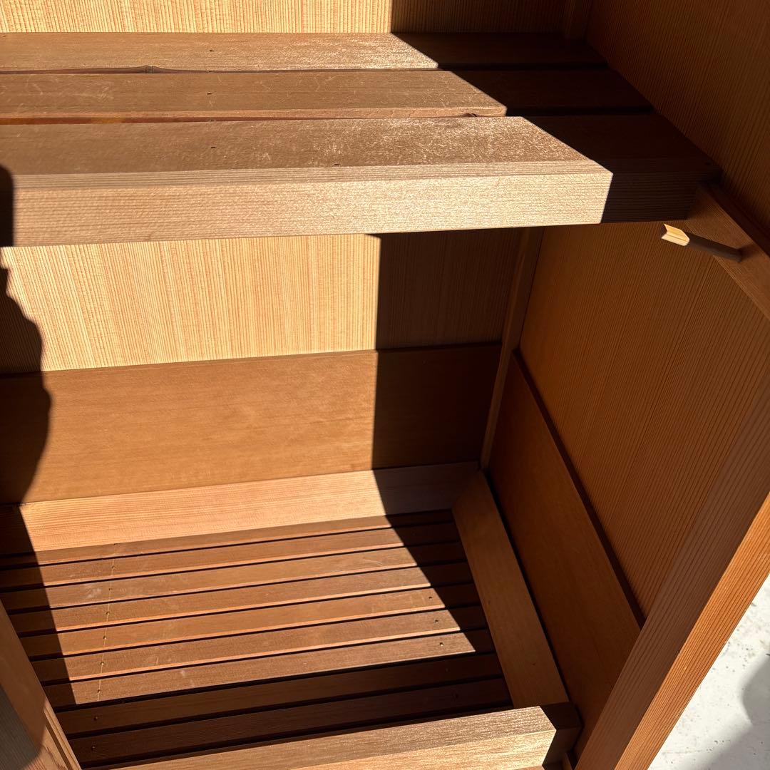 Dora　水屋箪笥　茶道具　網代扉