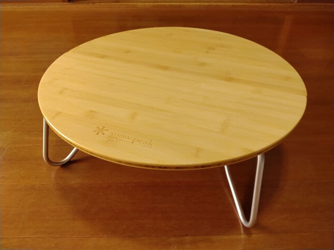 廃盤品　スノーピーク ワンアクション ちゃぶ台竹 S