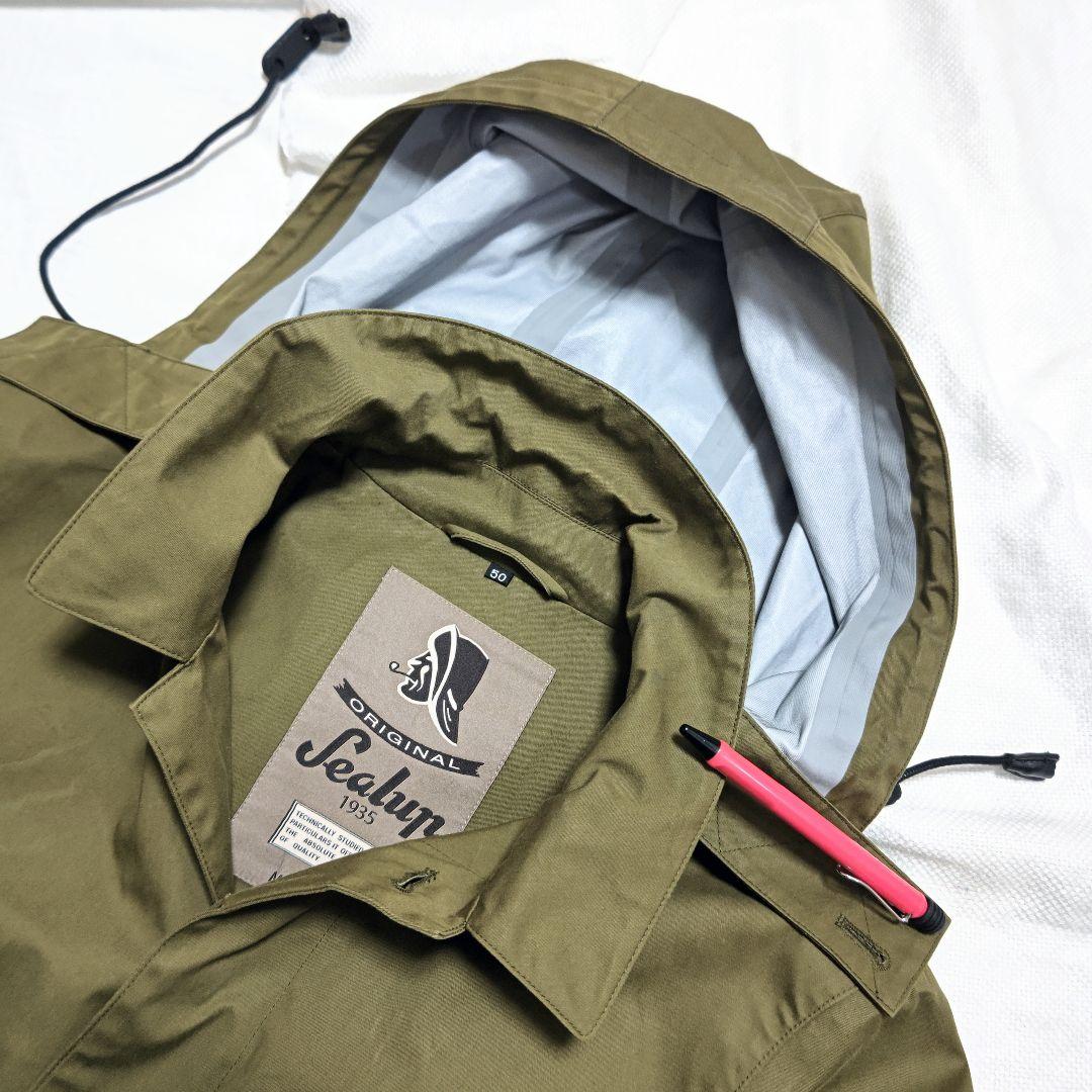 シーラップSealupハリケーン撥水コットンストレッチミリタリーコート50