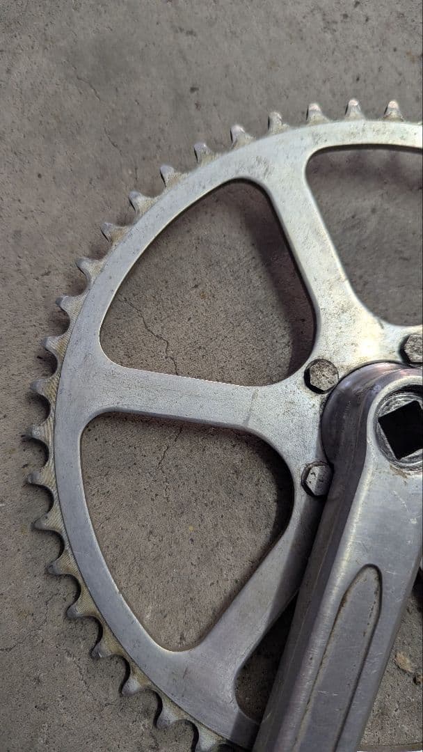 レア ヴィンテージ TA トラック ピスト クランクセット