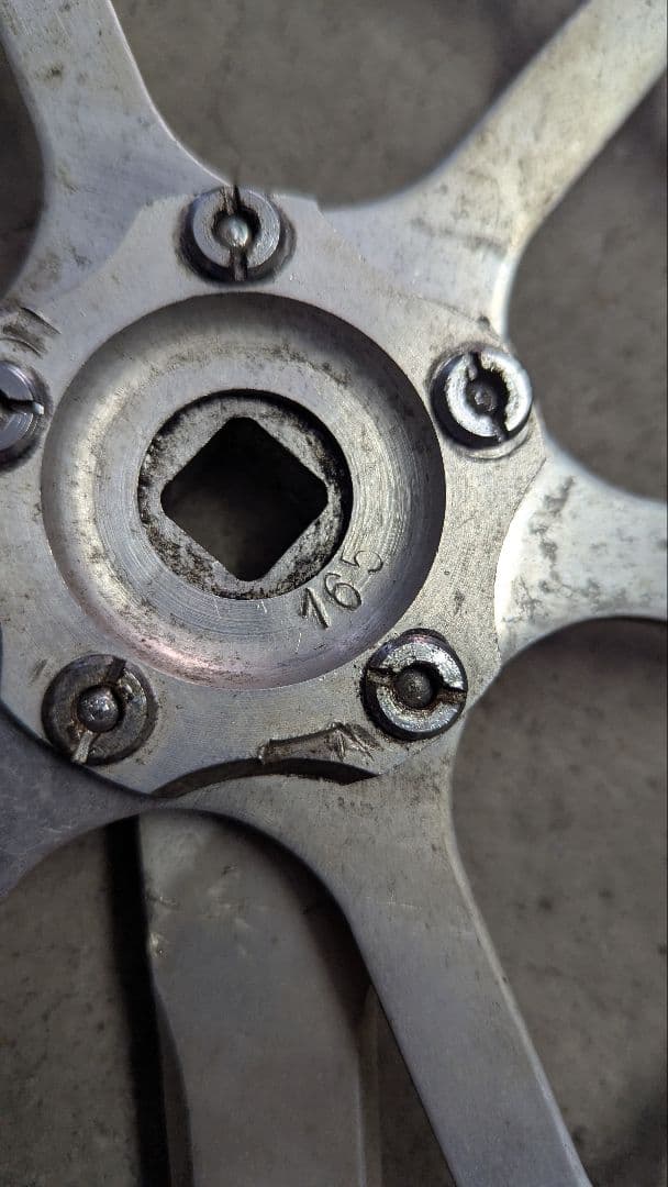 レア ヴィンテージ TA トラック ピスト クランクセット