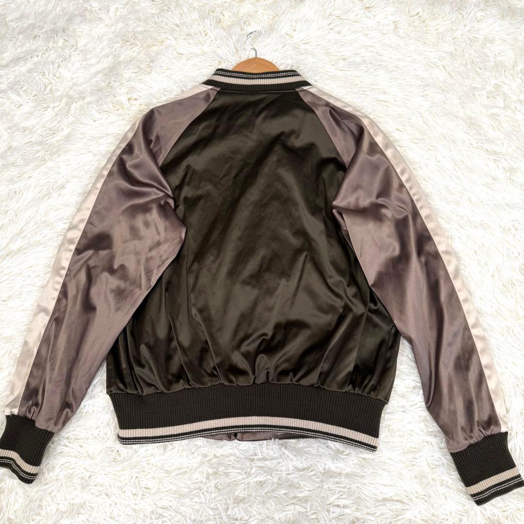 ゴア GOA エンブロイダリーリバーシブルスカジャン オーバーサイズ XL相当