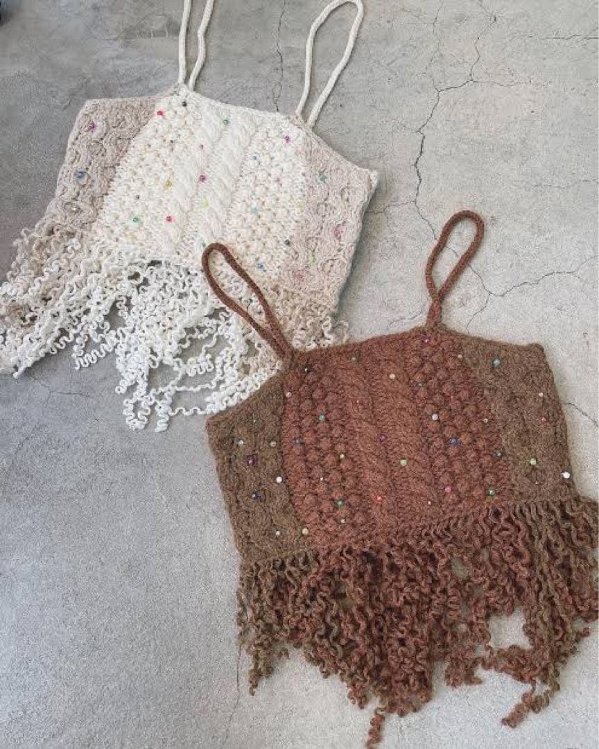 トップス leinwande Cable Knit Camisole