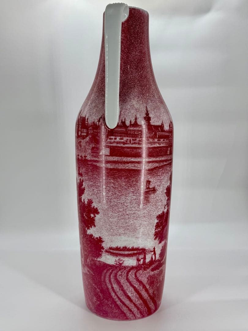 【レア】チュミェルフ製　ワルシャワ旧市街風景図花瓶　外交贈答品