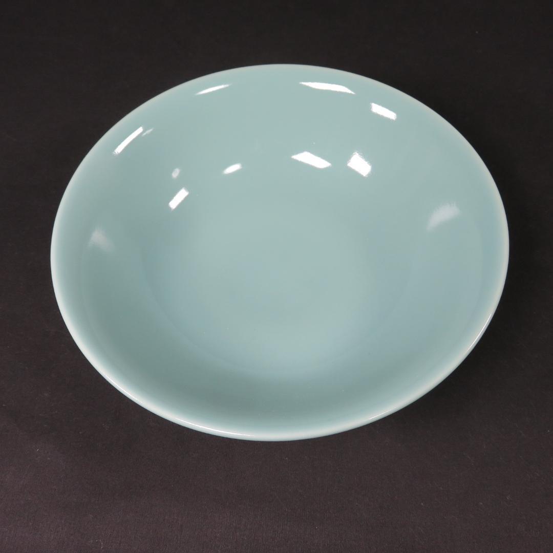 鉢 美品 森野嘉光 木箱 共箱 丼 青磁