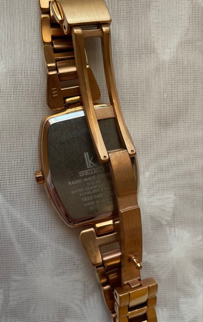 SEIKO ルキア　ソーラー電波時計