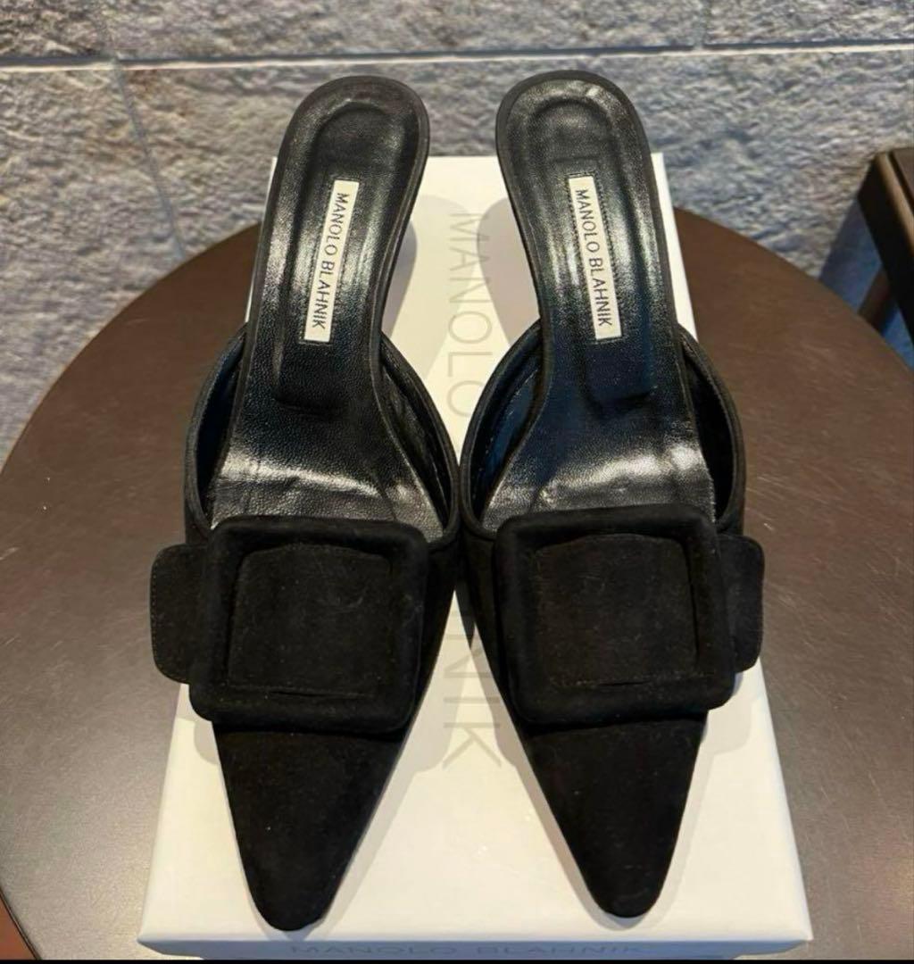 マノロブラニク　メイセール　ブラック 39サイズ