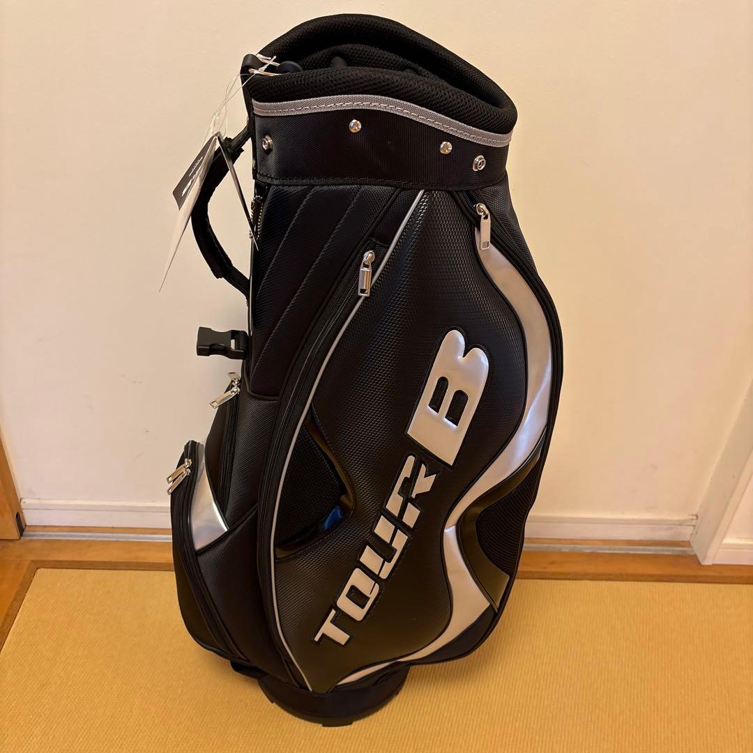 BRIDGESTONE TOUR B キャディバッグ ブラック/シルバー