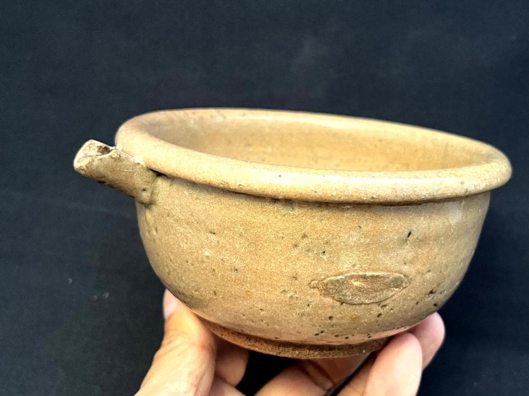 片口■古唐津片口鉢 江戸期 酒器 古美術 時代物 骨董品 コレクター所蔵品■