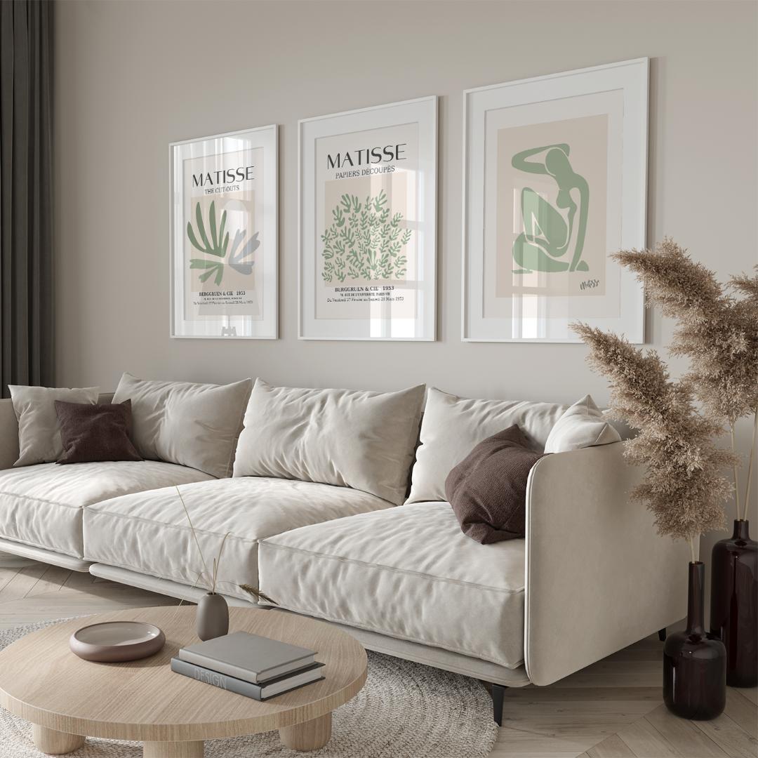 **専用**A3インテリアポスター マチス切り絵 D477 3枚セット