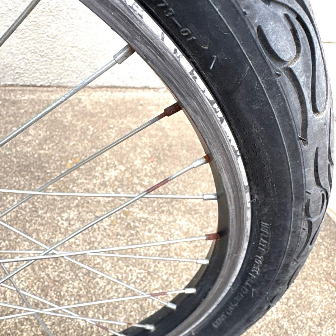 【引取限定】３人乗り子供乗せ自転車 20インチ（カーキ）　非電動