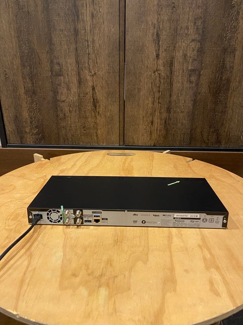 パナソニック　ブルーレイレコダーDMRー2W51 2021年