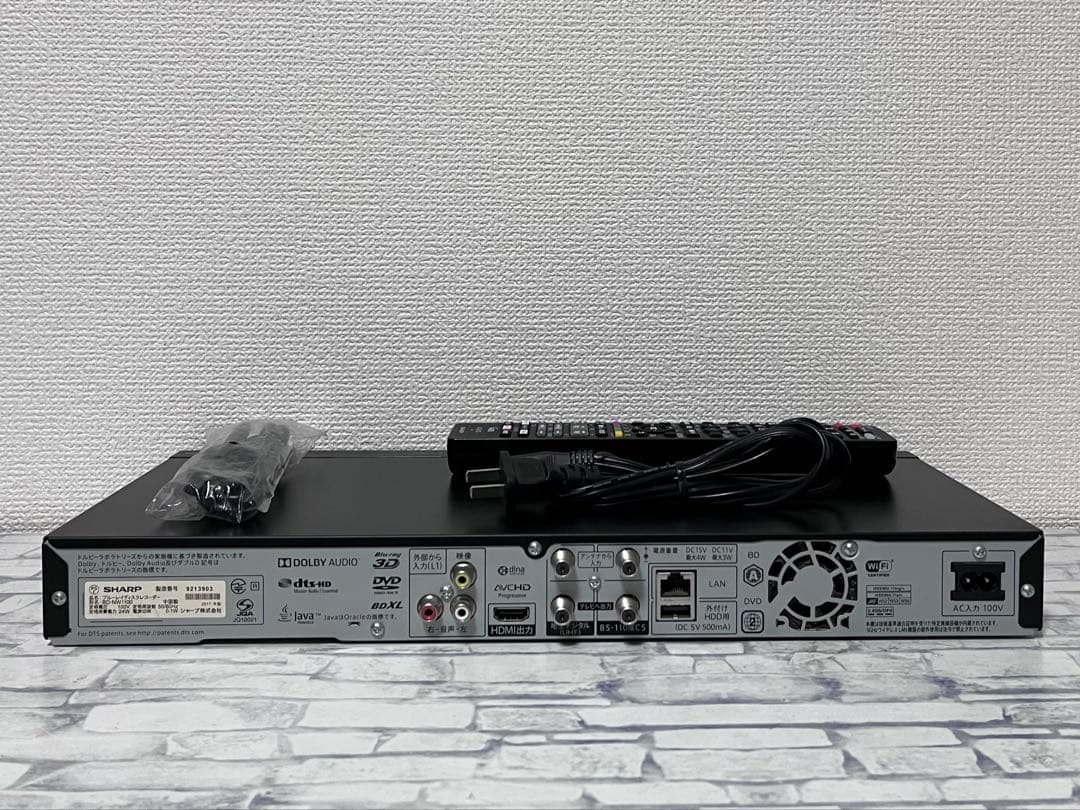 4K 1TB 2番組録画　シャープ　ブルーレイレコーダー　BD-NW1100