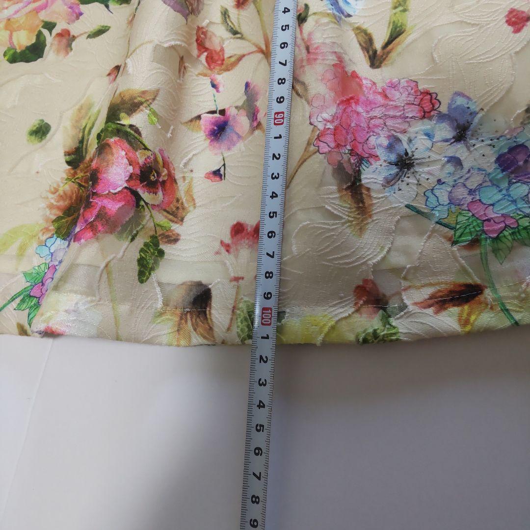 46 花柄 ピンクダブルリボン ローズティアラ　ジュエル