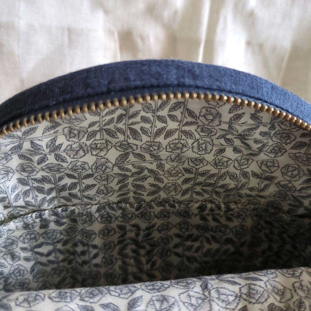 moi　ハンドメイド まあるいポーチ ミナペルホネン生地使用♪