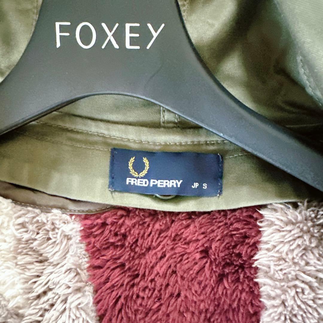 極美品ꕥフレッドペリー 英国柄 モッズコート ボアライナー ユニオンジャック