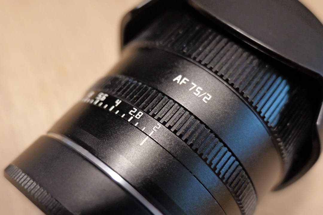【美品】TTArtisan AF 75mm f2 Lマウント