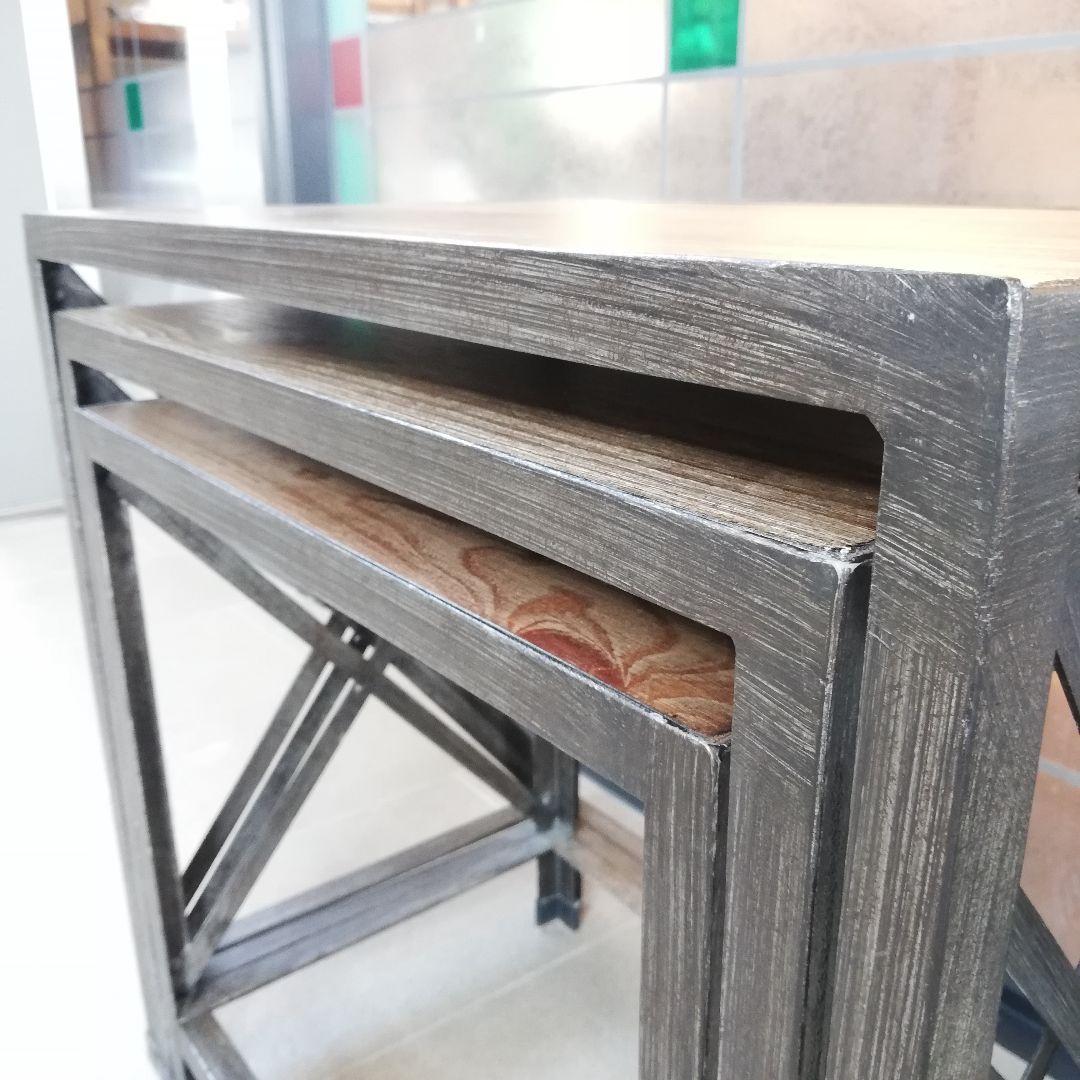 新春還元セール◇美品　ASHLEY　ネストテーブル3個セット/サイドテーブル