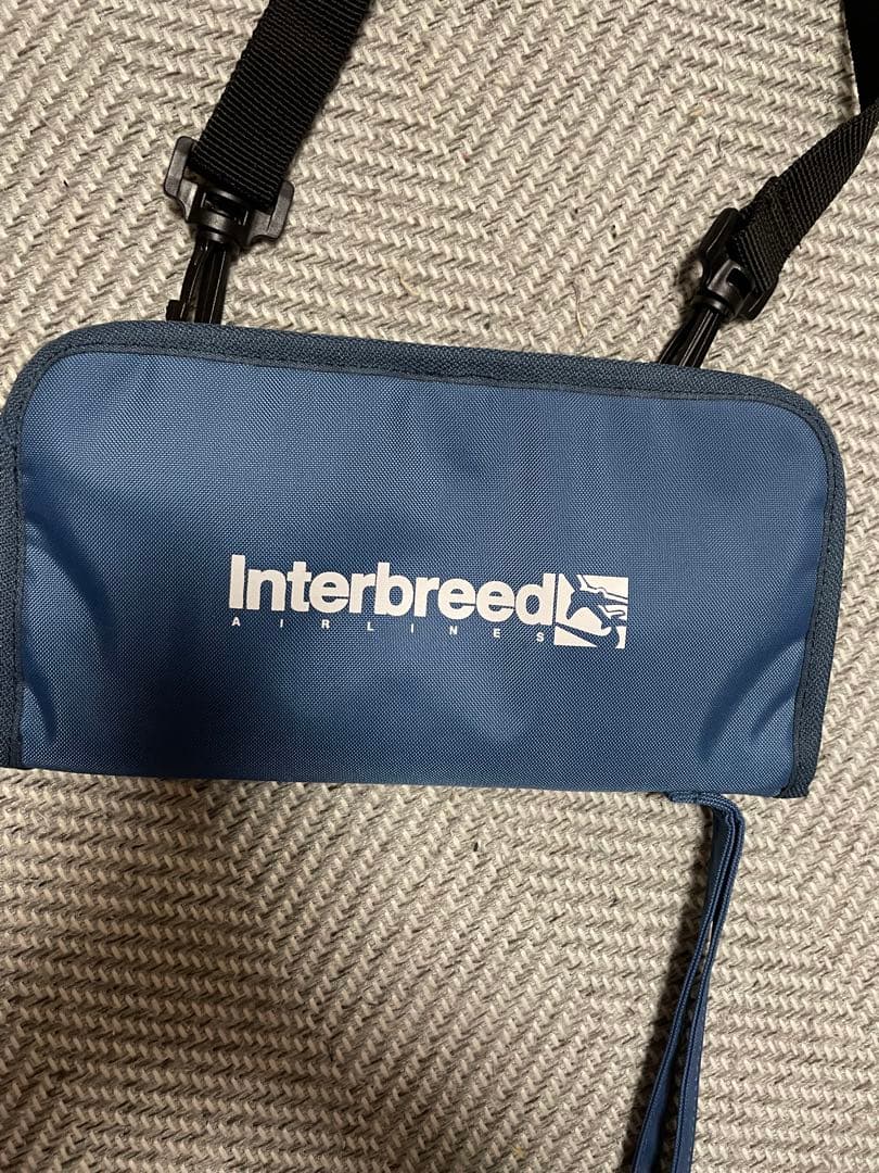 Interbreed トラベルポーチ 青