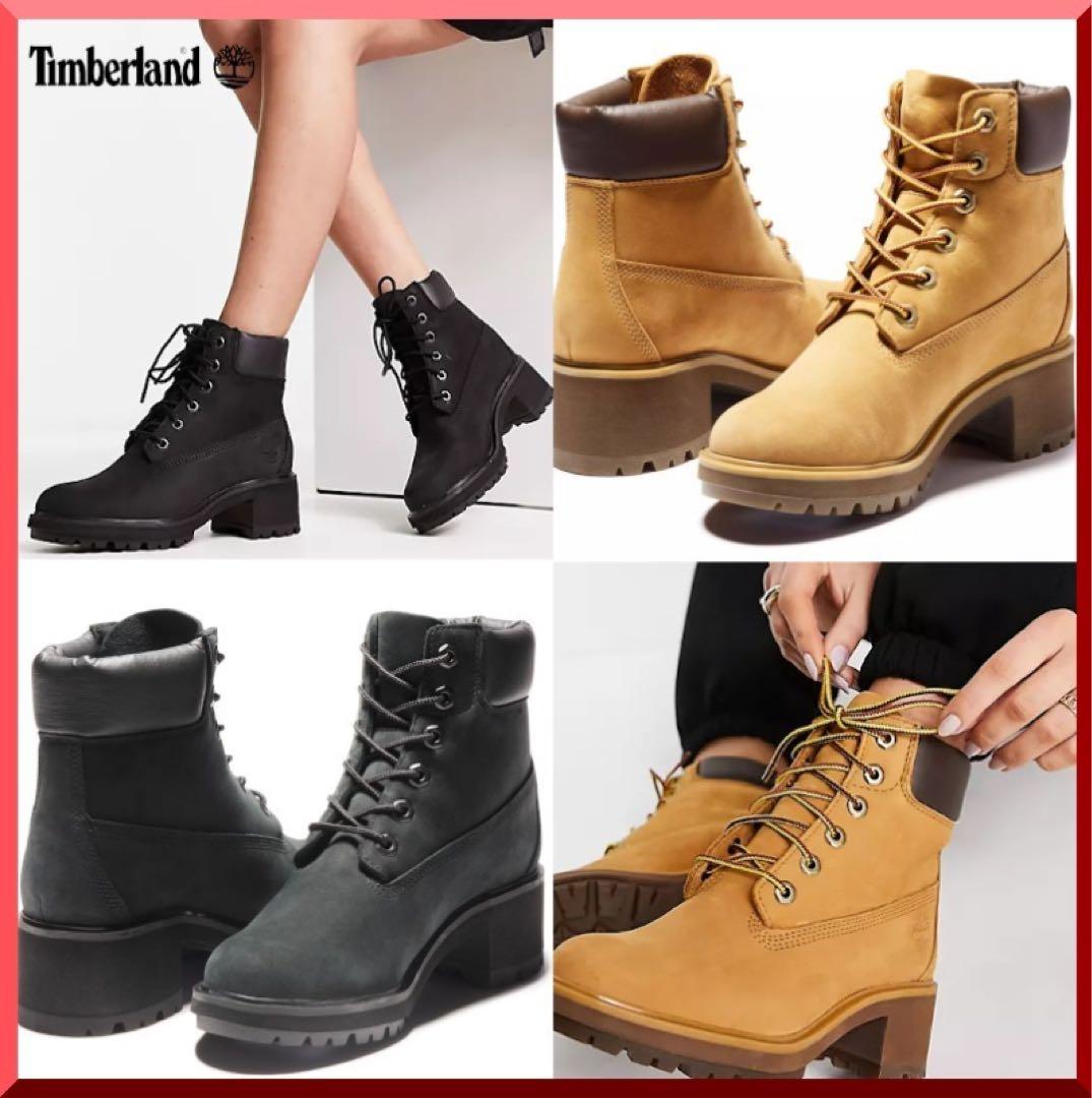 【新品未使用】Timberland KINSLEY ブラック ワークブーツ