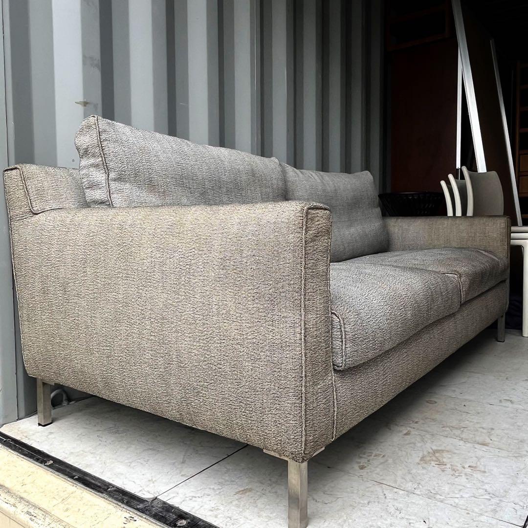 取付無料！アクタス アイラーセン ストリームライン グレーファブリックソファ✨