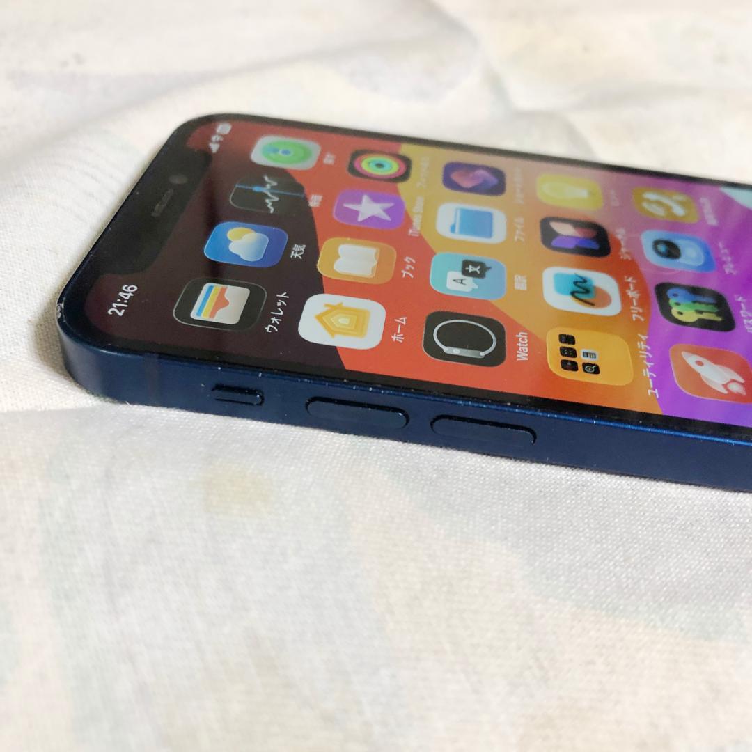 【SIMフリー】iPhone 12 mini 64gb ブルー NGAP3J/A