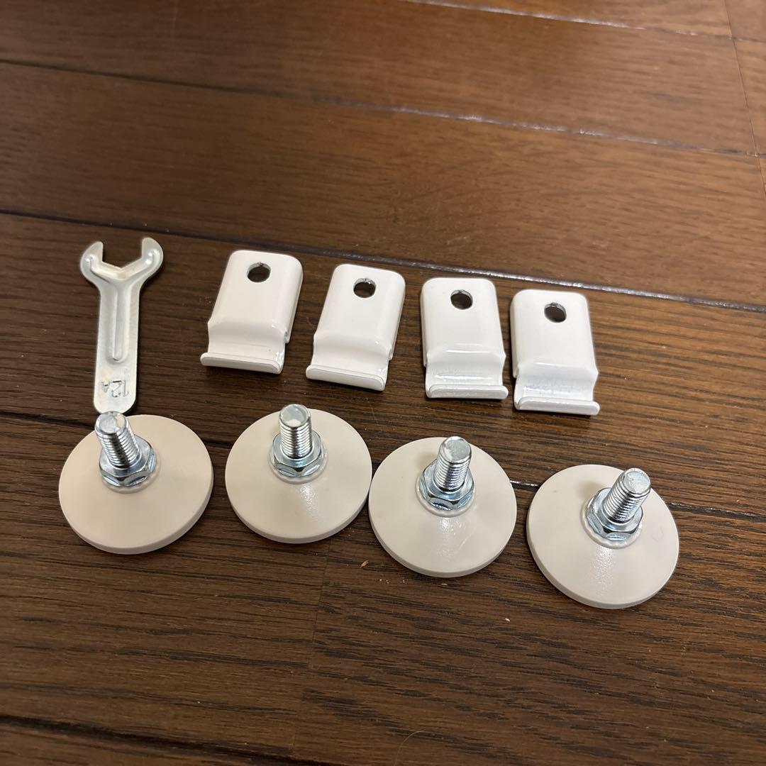 【極美品】無印良品 スチールユニットシェルフ キャスター付