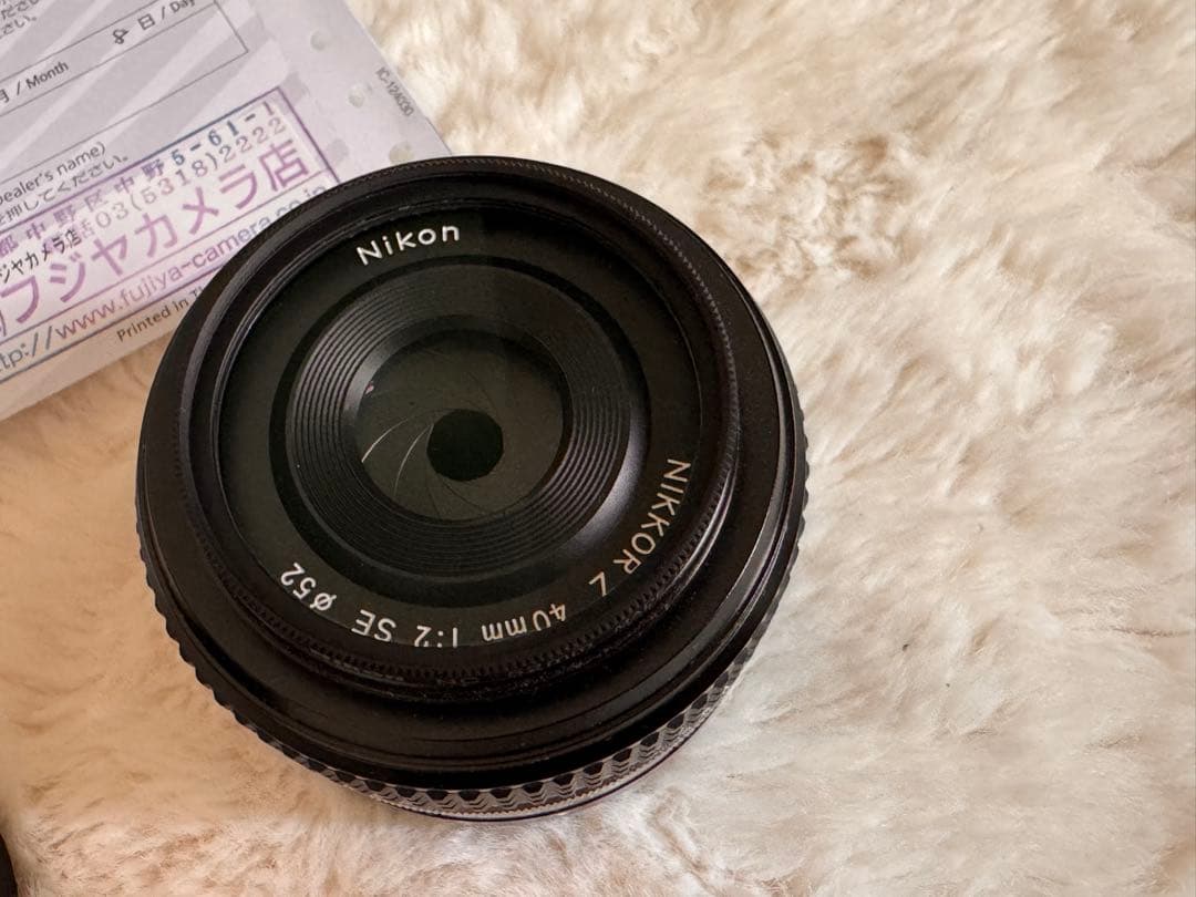 Nikon Zf 40mm f/2 SE レンズキット