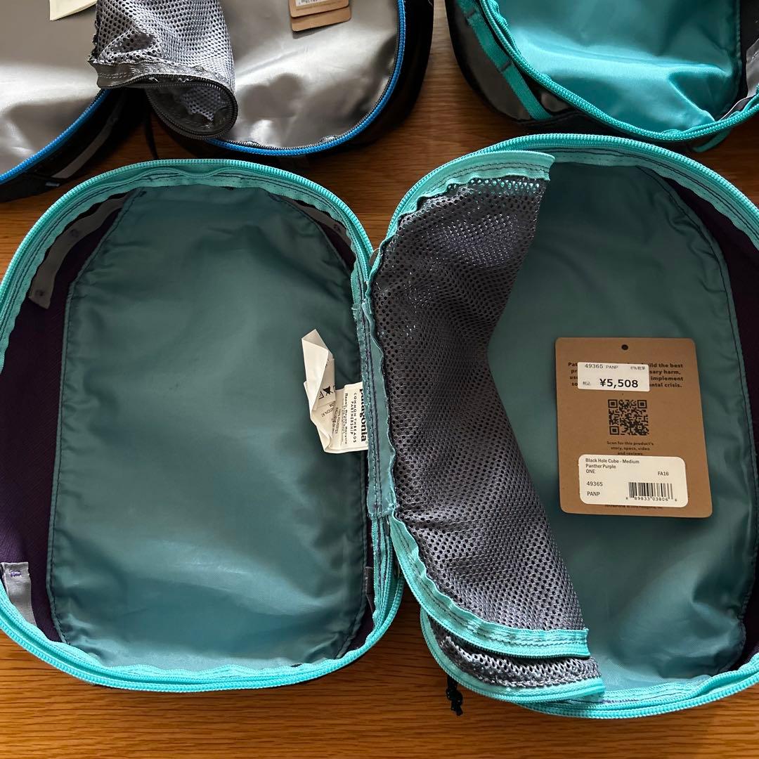 パタゴニア ブラックホールキューブ　ミディアムサイズ　3個セット