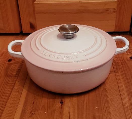 ●LE CREUSET●希少●パウダーピンク●ココットジャポネーズ●22㎝●