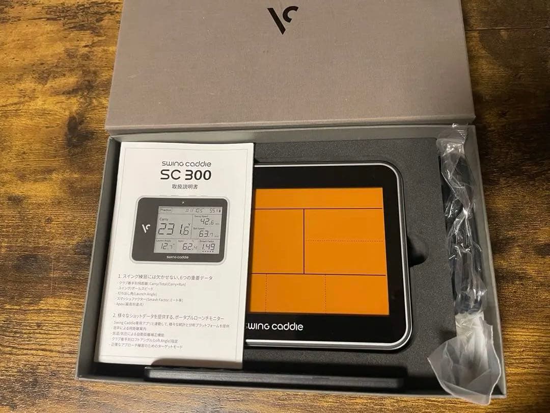 ボイスキャディ SC300高性能レーダー距離計ゴルフ距離計測器！動作問題なし