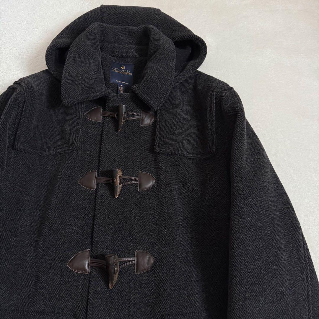 ブルックスブラザーズ ダッフルコート ウール ムーアブルック M