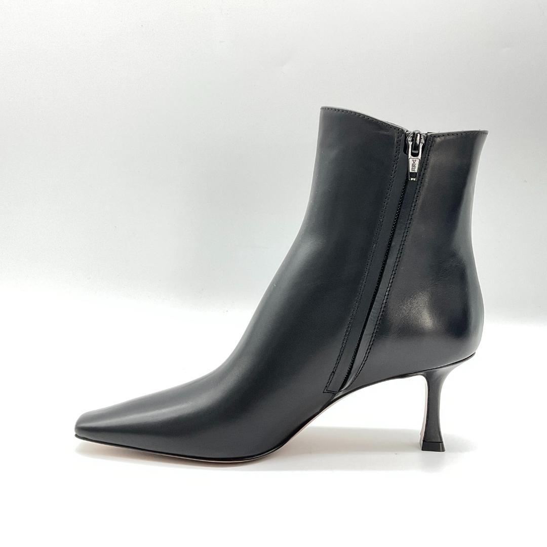 【未使用】PELLICO DAMA サイドジップヒールレザーブーツ 37.5