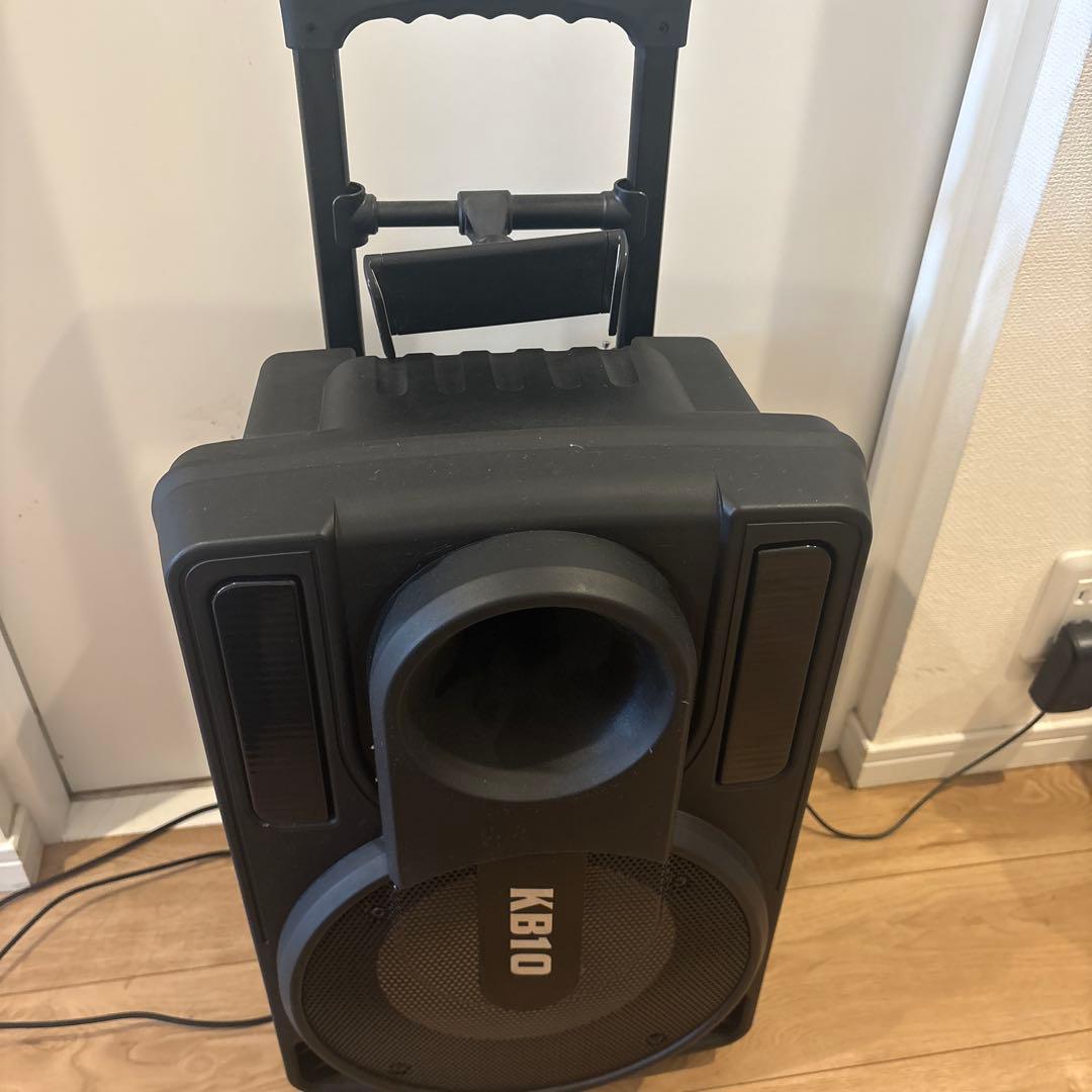 路上ライブセット/TWS KB10 ポータブルスピーカー キャスター付き