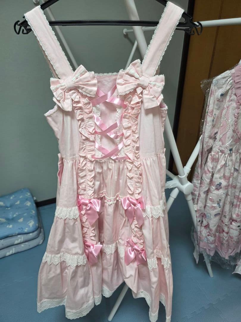 Angelic Pretty 肩リボンジャンパースカート ㉛