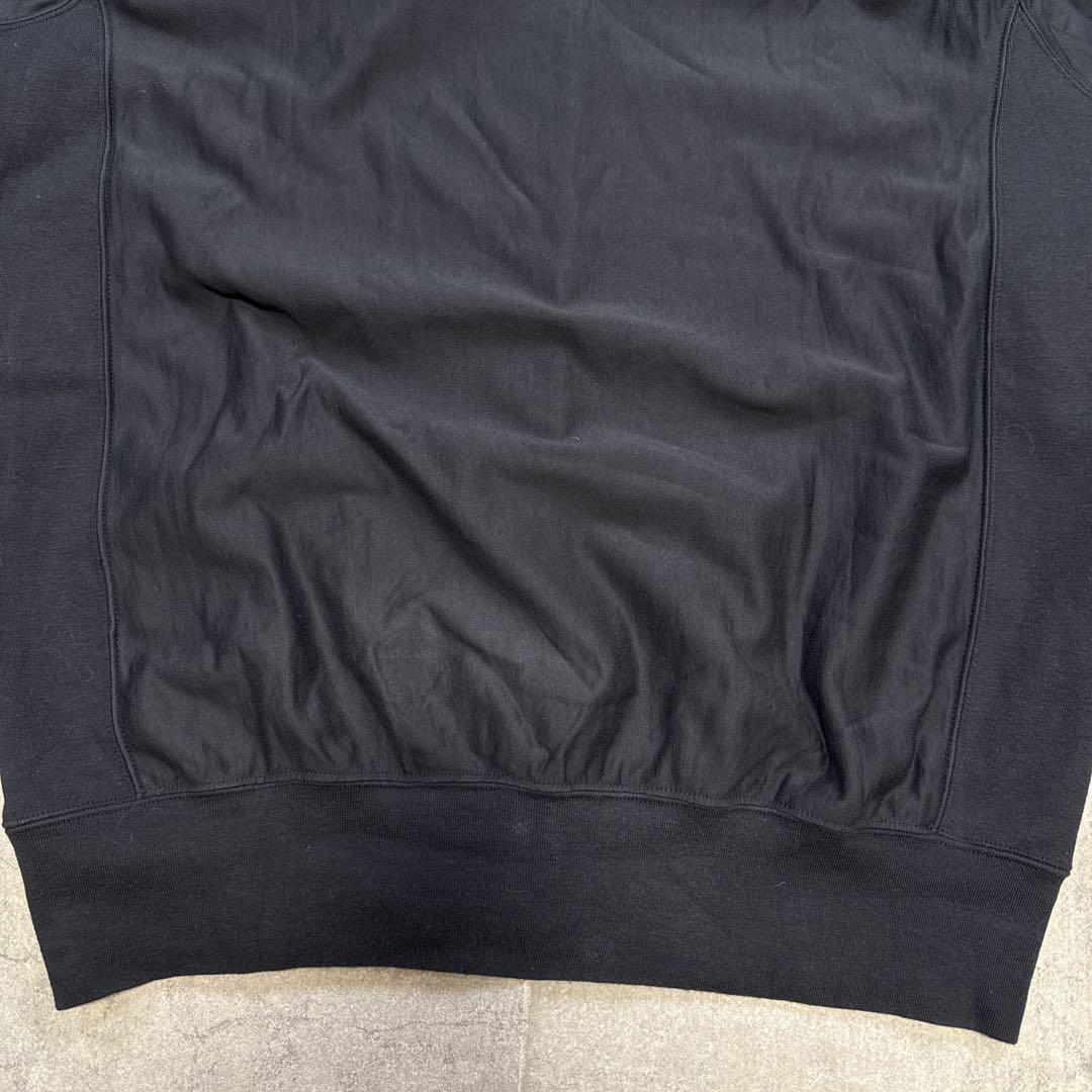 AURALEE ELASTIC HIGH GAUGE SWEAT 黒 23ss