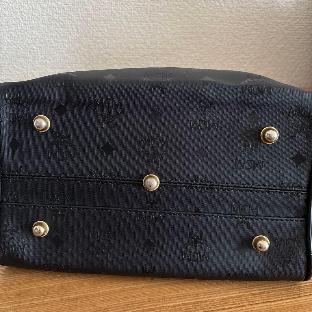 エムシーエム 2way ミニボストン モノグラム ブラック