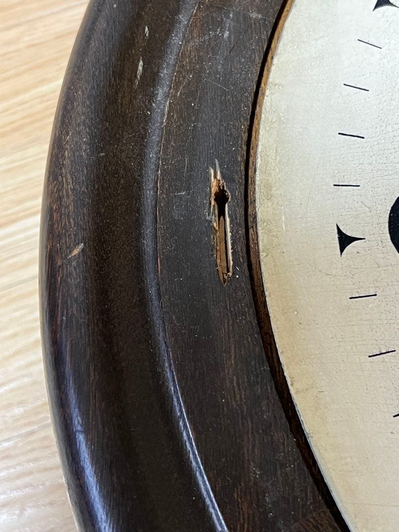 アンティーク　TRADEMARK 手巻き　時計　掛け時計　レトロ　ヴィンテージ