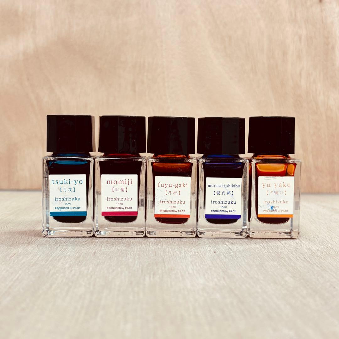 色彩雫&shikiori 万年筆用インクセット