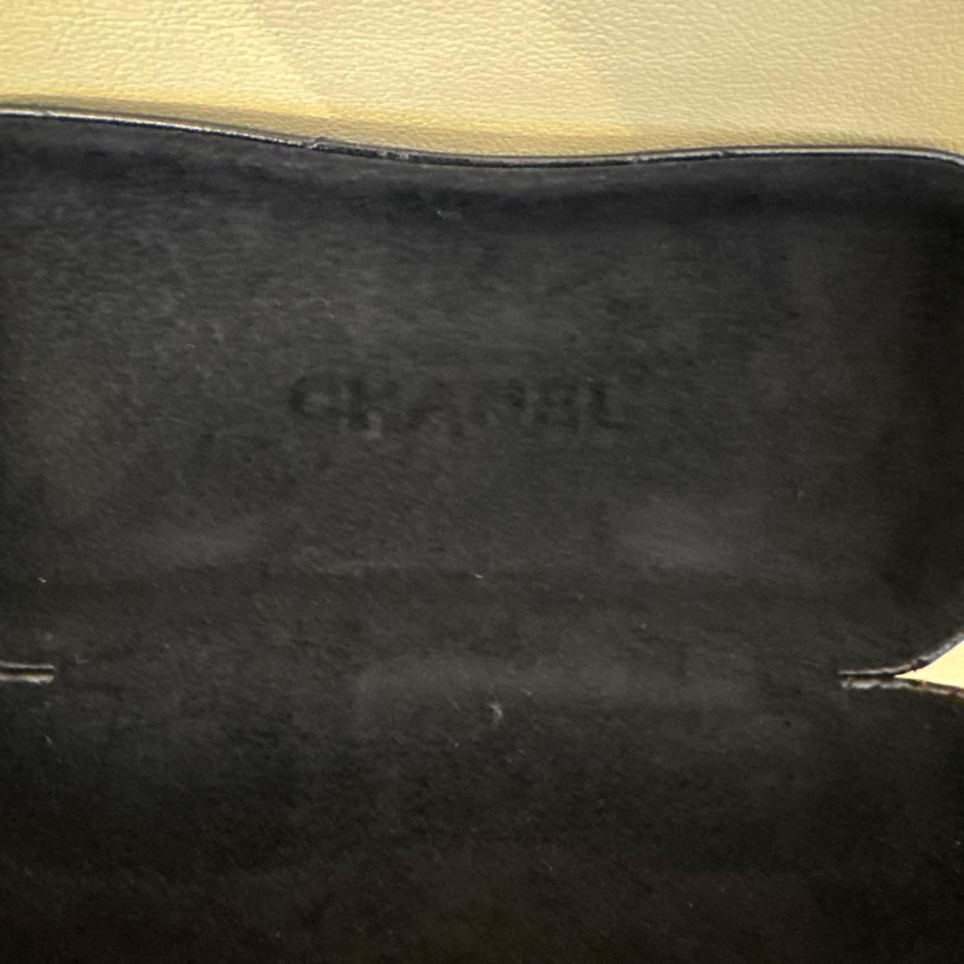 【超貴重】CHANEL ブラックレザー　サングラス