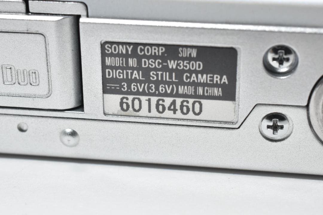《 美品・希少カラー 》 ソニー Cyber-shot DSC-W350D