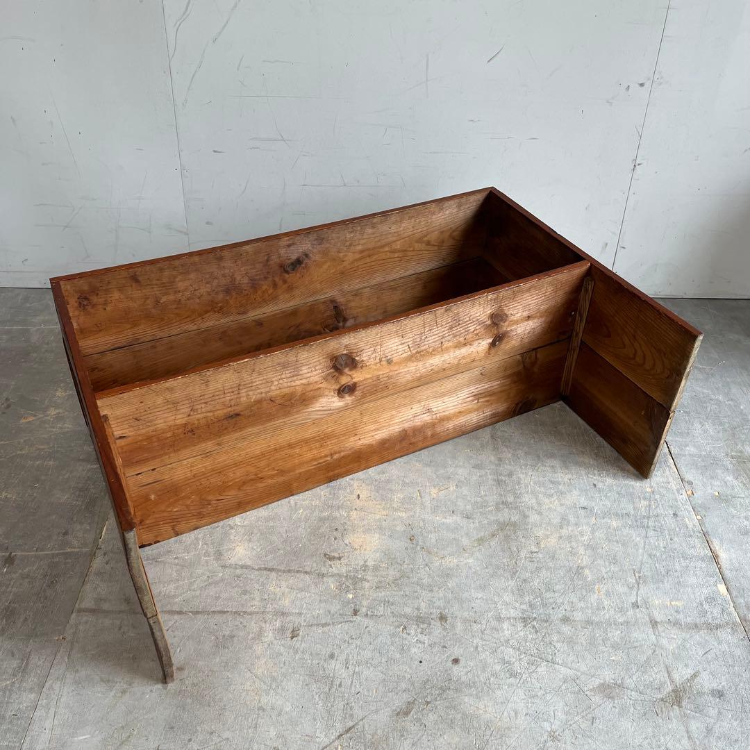 アンティーク オープンラック 棚 シェルフ 昭和レトロ 無垢材 z599