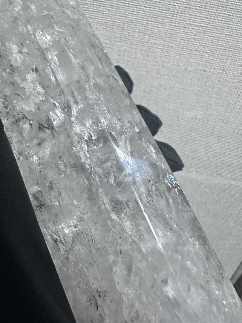 巨大 高品質浄化超強いパワーレインボーヒマラヤクラスターパワーストーンA1101