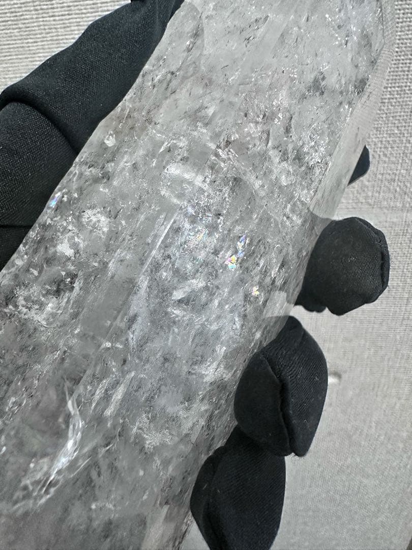 巨大 高品質浄化超強いパワーレインボーヒマラヤクラスターパワーストーンA1101