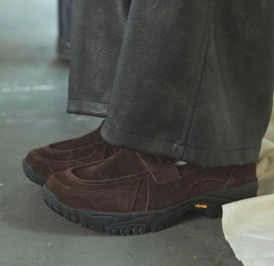 完売品VIBRAM×OPENING ACTローファースニーカー 26.5