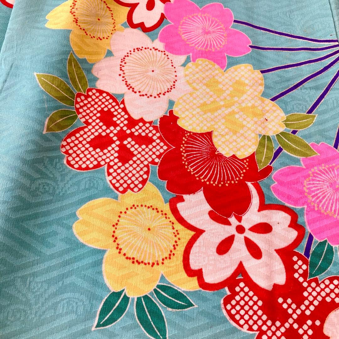 アンティーク　女の子　子供着物　ジュニア　アンティーク着物　袴　七五三　NO2